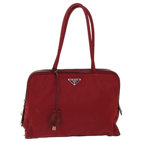 handtasche prada rot|Prada nylon handbag.